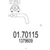 MTS 01.70115 Exhaust Pipe